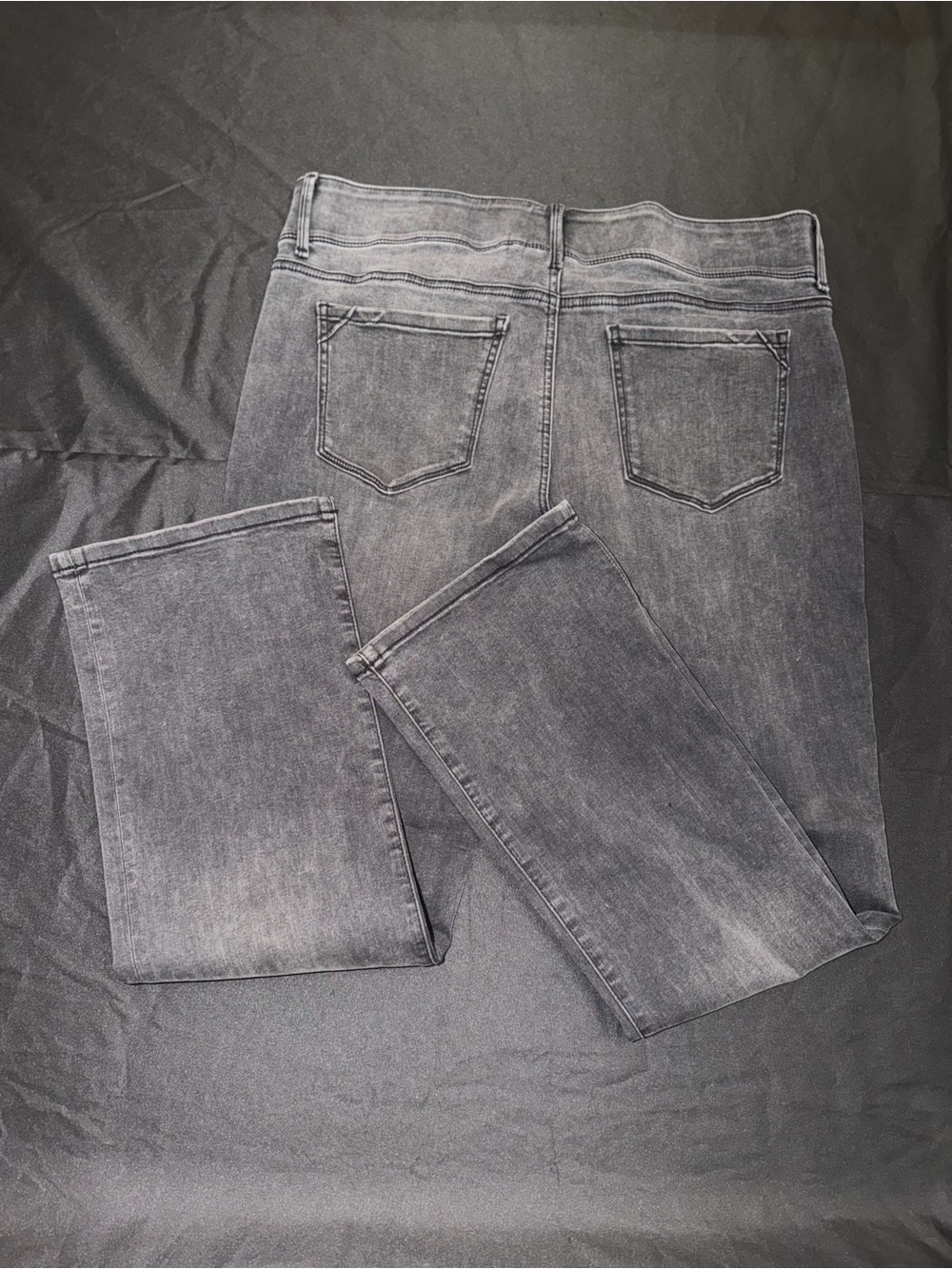 Apt. 9 Women's Gray Washed Wide-Leg Jeans - Picture 6 of 6